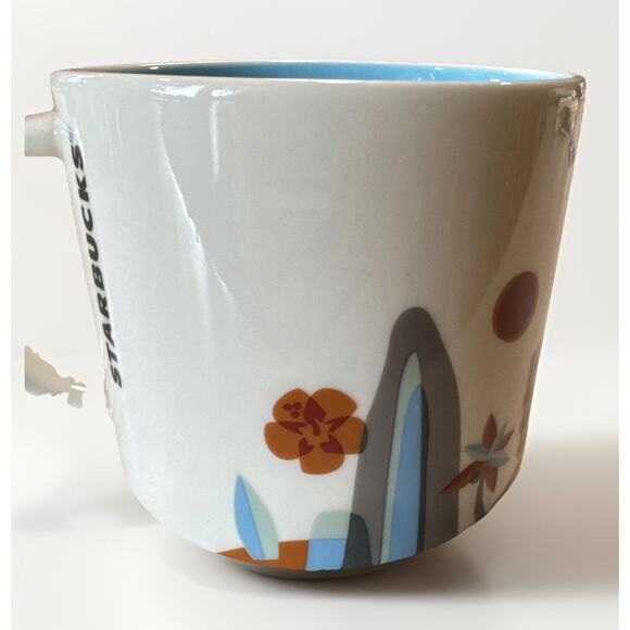 Starbucks 2015 Hawaii Coffee Mug Cup You Are Here Collection 14 oz - Picture 2 of 4